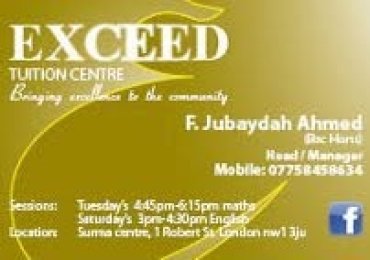 Exceed Tuition Centre Watford